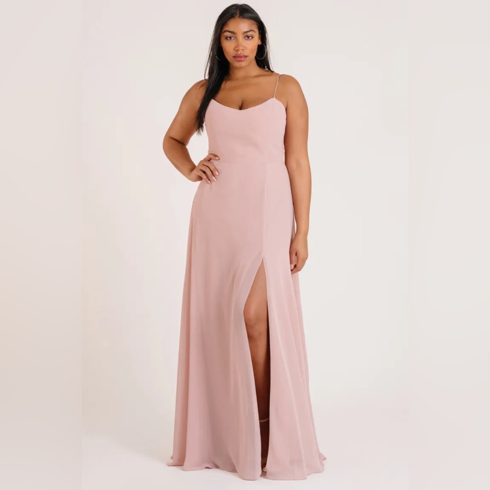 NEW - JENNY YOO - KIARA DRESS - WHIPPED APRICOT - SIZE 12